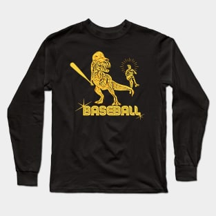 gold baseball Long Sleeve T-Shirt